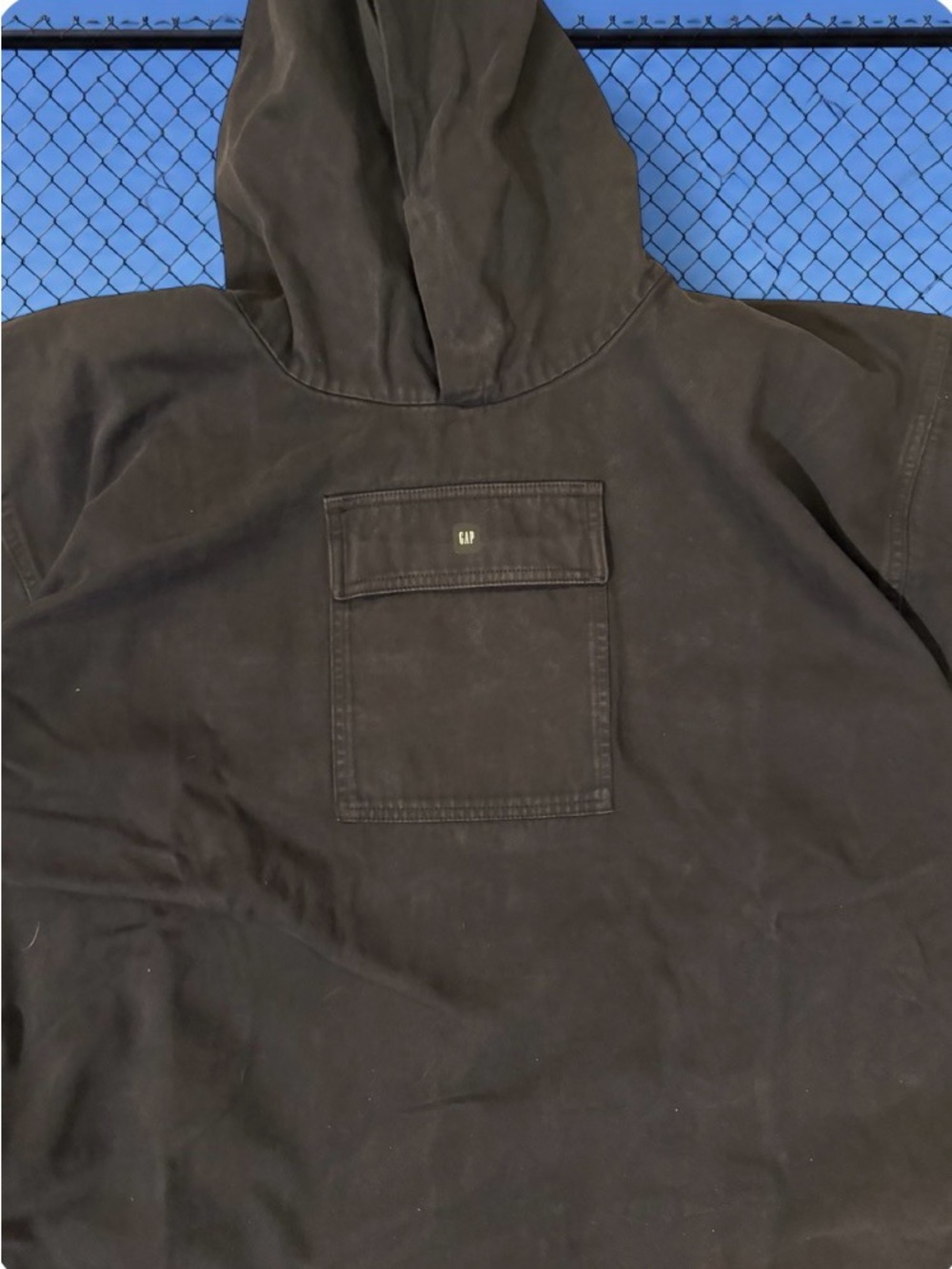 Yeezy Gap Balenciaga Sateen Boxy Cargo Pullover
